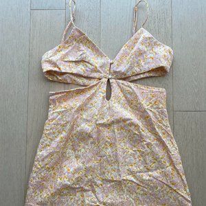 Zara mini cut out dress